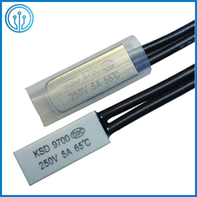 KSD9700 مفتاح درجة حرارة بلاستيك ثنائي المعدن AC125V ترموستات ثنائي المعدن للتحكم في درجة الحرارة